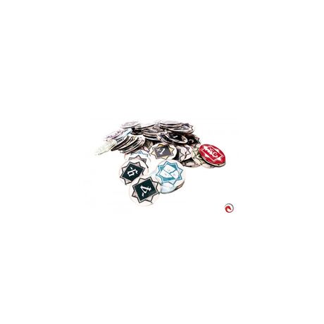 e-Raptor Arkham Horror LCG Complete Tokens Set