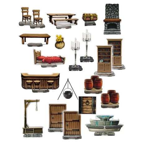 e-Raptor RPG TAVERN Set - Objects + Map