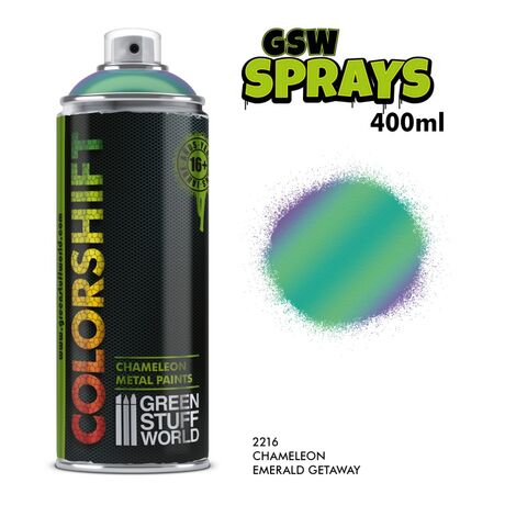 Spray Colorshift Chameleon - Emerald Getaway 400ml