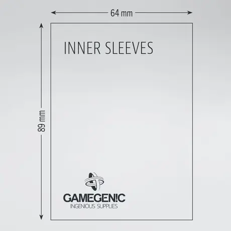 Gamegenic Inner Sleeves - Clear (100)