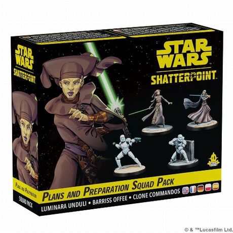 Star Wars: Shatterpoint - Plans and Preparation General Luminara Unduli Squad Pack