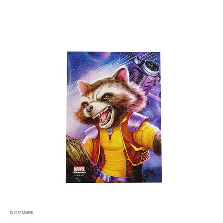 Rocket Racoon Marvel Champions Fine Art Sleeves (51)