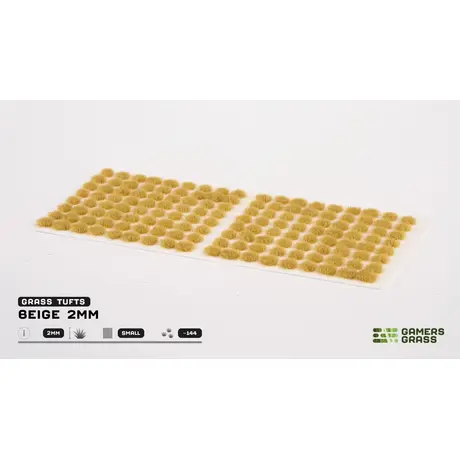 Beige 2mm Grass Tufts - Small (144)