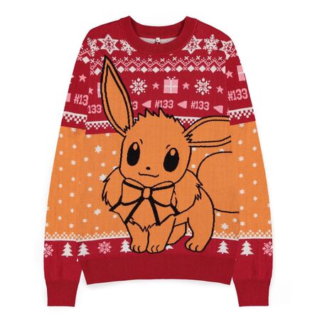 Pokemon Sweatshirt Xmas Jumper - Eevee (M)