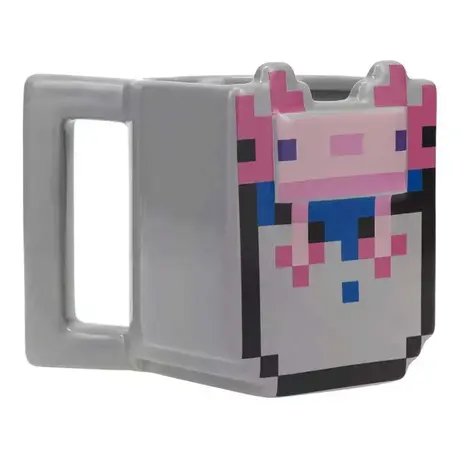Minecraft Bucket Of Axolotl Mug