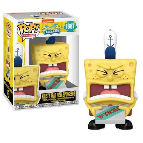 Φιγούρα Funko POP! SPONGEBOB WITH PIZZA - SPONGEBOB SQUAREPANTS 25TH ANNIVERSARY
