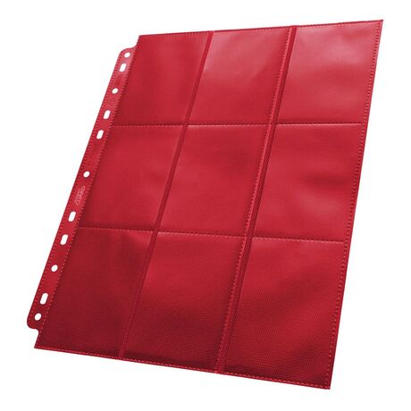 18-Pocket Page Side-Loading Red