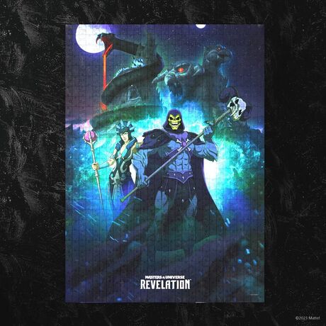Jigsaw Puzzle Skeletor and Evil-Lyn - Masters of the Universe (1000 pieces)
