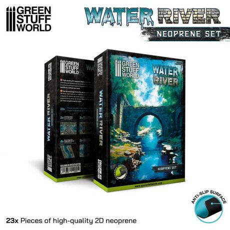 Neoprene Water River Terrain Set