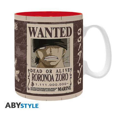 One Piece Mug 460ml Zoro Wanted
