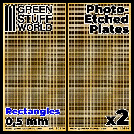 Photo-etched Rectangles Sizes S (2)
