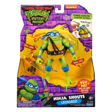 Teenage Mutant Ninja Turtles: Mutant Mayhem Ninja Shouts Action Figures 15 cm