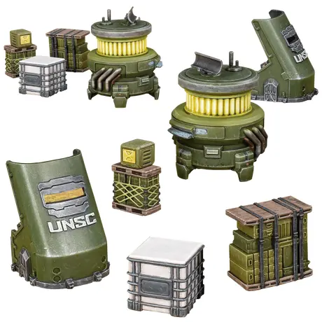 Halo: Flashpoint UNSC Scenery Set