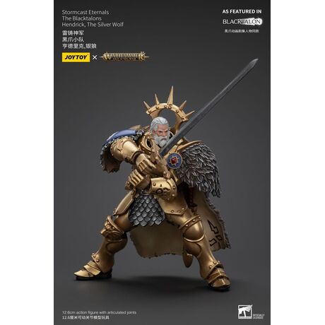 Stormcast Eternals The Blacktalons Hendrick The Silver Wolf 20cm