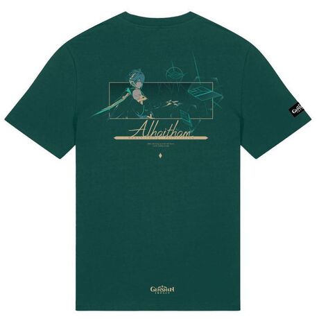 Genshin Impact T-Shirt Alhaitham Green Size L