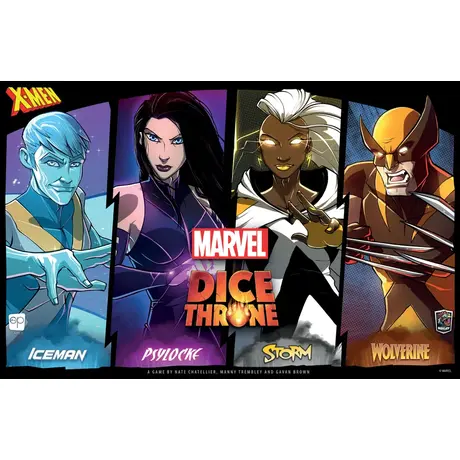 Dice Throne Marvel 4-Hero Box 1 (Iceman, Psylocke, Storm, Wolverine)