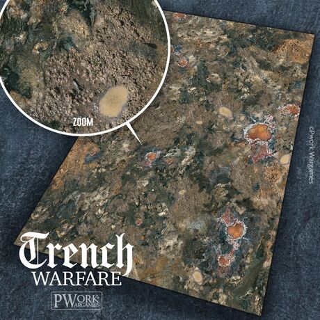Trench Warfare Neoprene Game Mat 44"x60"