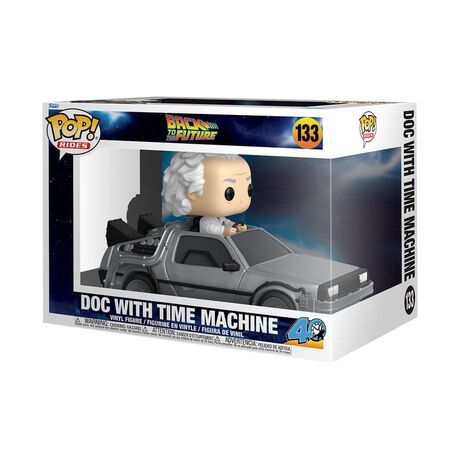 Φιγούρα Funko POP! DOC WITH TIME MACHINE - BACK TO THE FUTURE #133