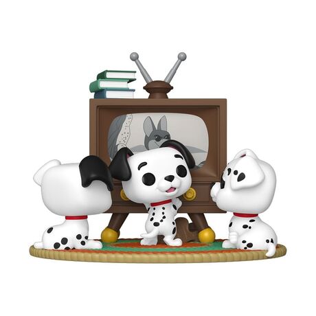 Φιγούρα Funko POP! MOMENT: ROLLY, PATCH & LUCKY WITH TV - 101 DALMATIANS #1664