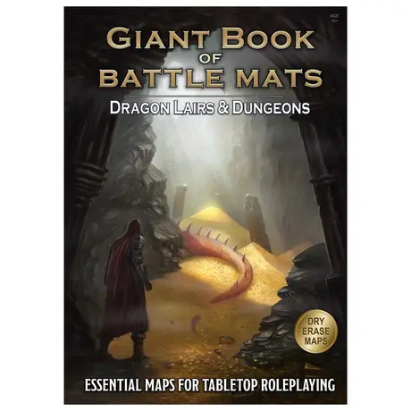 Giant Book of BattleMats - Dragon Lairs & Dungeons
