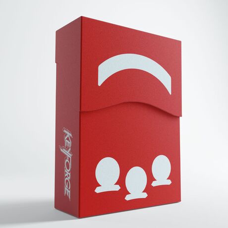 Keyforge Aries Deck Box: Red