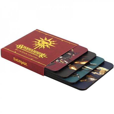 Warhammer Age of Sigmar Cork Coaster 4-Pack Stormcast Eternals