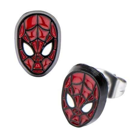 Spider-Man Earrings Face