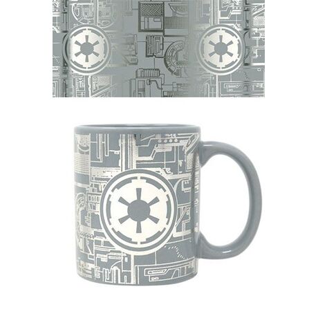 Star Wars Foil Ceramic  Mug Death Star Surface