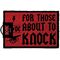 AC/DC Doormat For Those About To Knock 40 x 57 cm