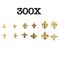 Fleur de Lys Symbols 300pieces