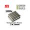 Neodymium Magnets N52 5x2mm (100)