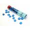 Crystal Aqua Blue Glass Stones in 5 1/2" Tube (40+)