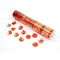 Orange Catseye Glass Stones in 5 1/2" Tube (40+)