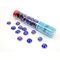 IRIDIZED CRYSTAL DARK BLUE IN 4" TUBE