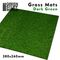 Grass Mat 38x26mm Dark Green