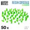 Resin Crystals Medium Green