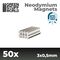 Neodymium Magnets N35 3x0,5mm (50)
