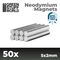 Neodymium Magnets N35 5x2mm (50)