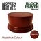 Block Plinth 10cm Round Hazelnut