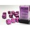 Opaque Lt Purple/White 16mm Dice Block™ (12)