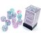 Nebula® Wisteria/white Luminary™ 16mm Dice Block™ (12 dice)