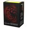 Dragon Shield House Targaryen Art Sleeves (100)