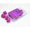 Opaque Light Purple/white Set of Ten d10s