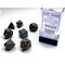 Opaque Dark Grey/copper 7-Dice Set