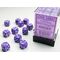 Opaque Dice Block™ 12mm d6 Purple/white (36 dice)