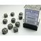 Opaque Dice Block™ 12mm d6 Dark Grey/black (36 dice)
