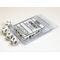 Opaque White/black Set of Ten d10s