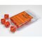 Opaque Orange/black Set of Ten d10s