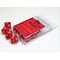 Opaque Red/white Set of Ten d10s