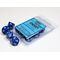 Opaque Blue/white Set of Ten d10s